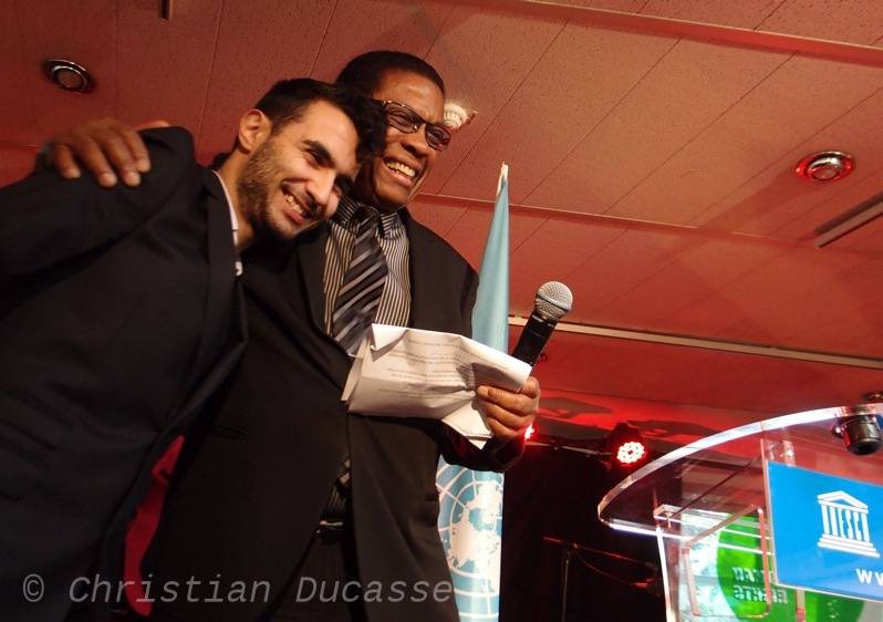 01-Tigran-Hancock-Unesco12_byDucasse_w.jpg - Tigran Hamasyan et Herbie Hancock en ouverture de l'International Jazz Day à l'Unesco / Paris 27 avril 2012.