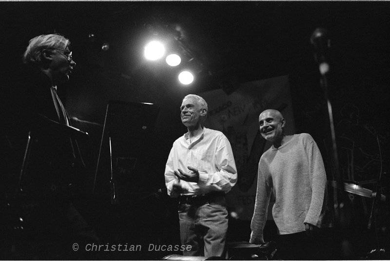 Bley-Peacock-Motian_Nyc98_byDucasse_w.jpg - Paul Bley, Gary Peacock et Paul Motian à la Knitting Factory de New York lors du Texaco Jazz Festival en juin 1998 photo © Christian Ducasse
