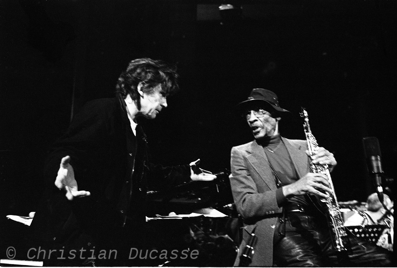 Rivers-Hymas_98_byDucasse.jpg - Sam Rivers et Tony Hymas au festival Sons d'Hiver en janvier 1998.