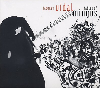 VidalJacques_FablesOfMingus_w.jpg - Jacques VIDAL : "Fables of Mingus" Jacques Vidal voue une profonde admiration à Charles Mingus, compositeur autant que contrebassiste. C'est ce qu'il transmet aussi dans ce nouveau disque essentiellement basé sur des compositions célèbres du grand Charles. La réussite de ce disque ? Le respect de l'esprit et des couleurs (les alliages sax-trombone) mais abordés sans instrument harmonique, avec la contribution remarquée de la voix d'Isabelle Carpentier et les percussions de Xavier Dessandre-Navarre. Ces fables sont bien un travail de conteur qui nous emmène dans l'univers d'un géant du jazz en s'appropriant son histoire pour mieux la faire vivre.- Isabelle Carpentier : voix / Pierrick Pédron : saxophone alto / Daniel Zimmermann : trombone et tuba / Jacques Vidal : contrebasse / Xavier Dessandre-Navarre : percussions. - Cristal Records CR 182 / Harmonia Mundi - 01. La peur du noir (Introduction "Bables of Faubus" / 02. Les fables de Faubus / 03. Nostalgia in Times Square / 04. Pithecanthropus Erectus / 05. Duke Ellington’s sound of love / 06. Moanin’ / 07. Orange was the colour of her dress then silk blue / 08. Fables of Mingus / 09. Boogie stop shuffle / 10. What Love / 11. elly Roll / 12. Portrait (Sur Willow Weep for Me) - www.jacquesvidal.com // www.cristalrecords.com