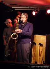 François Gallix (contrebasse) et Tony Pagano (saxophone ténor).
