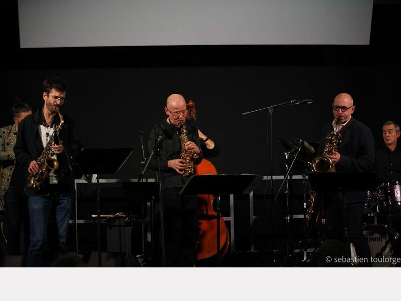 Clément Janinet, Raphaël Quenehen, Jean-Marc Larché, Yves Rousseau, Jean-Charles Richard, Christophe Marguet ©© Sébastien Toulorge
