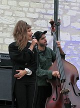 Camille Bertault et Samuel F'Hima à Chinon le 1er juin 2024