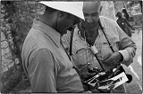 avec le photographe Pierre Lapijover. Châteauvallon 1973