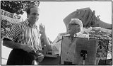 avec Martial Solal, Juan-les-Pins 1987