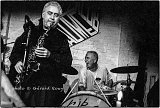 avec Han Bennink, Lauwe (Belgique) 1991
