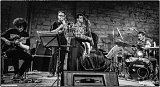 Le quartet de "bras cassé" d'Yves Robert avec Claude Tchamitchian et Alfred Spirli. Mulhouse 1996