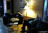 Benjamin Moussay et Steve Swallow écoutent " comme à la maison"