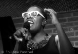 Cécile McLorin Salvant au Sunside (Paris), juillet 2013.