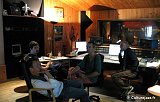 Régis Huby, Christophe Marguet, Chris Cheek en pleine réflexion avec Nicolas Baillard 
