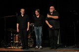 Claude Tchamitchian, Éric Échampard et Andy Emler à Saint-Pierre-Église, Manche, le 22 novembre 2024