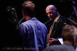 Fidel Fourneyron (de dos) et Marc Ducret - Nevers D'jazz 2012