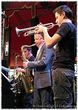 Yann Letort, Andy Sheppard (saxophones) et Pierre Millet (trompette) - Renza Bô