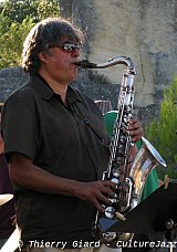 Tony Malaby à Junas, le 23 juillet 2010