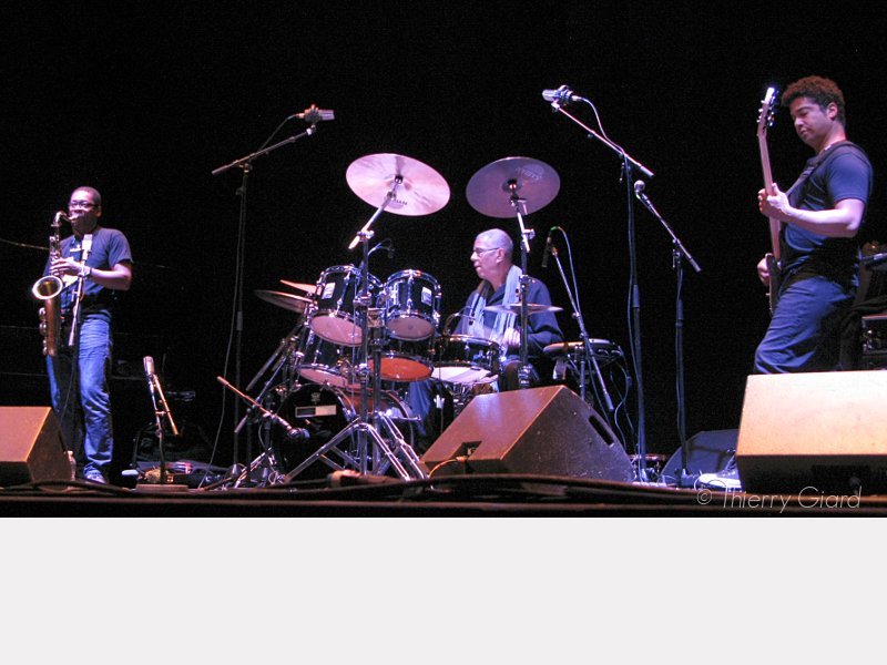 Ravi Coltrane, Jack DeJohnette & Matthew Garrison  ©© Thierry Giard - 2015