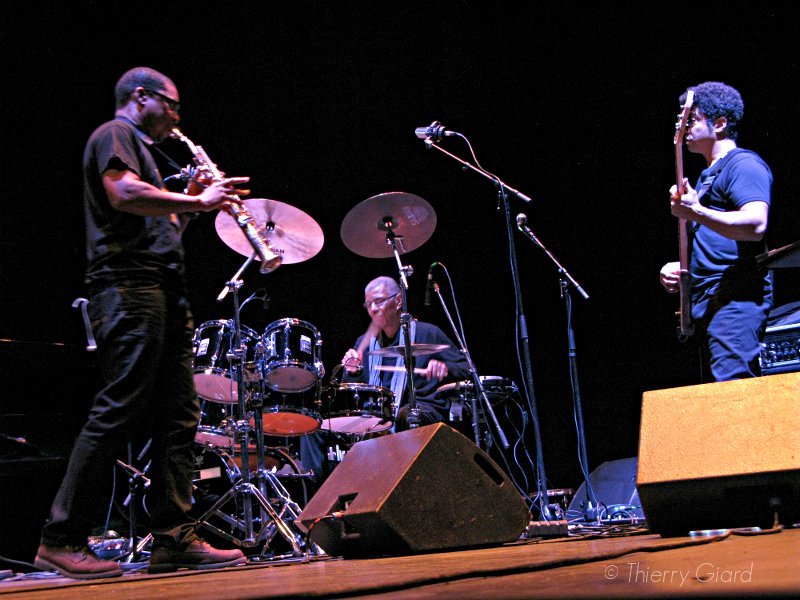 Ravi Coltrane, Jack DeJohnette & Matthew Garrison  ©© Thierry Giard - 2015