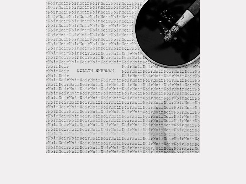 COLLIN SHERMAN . Noir