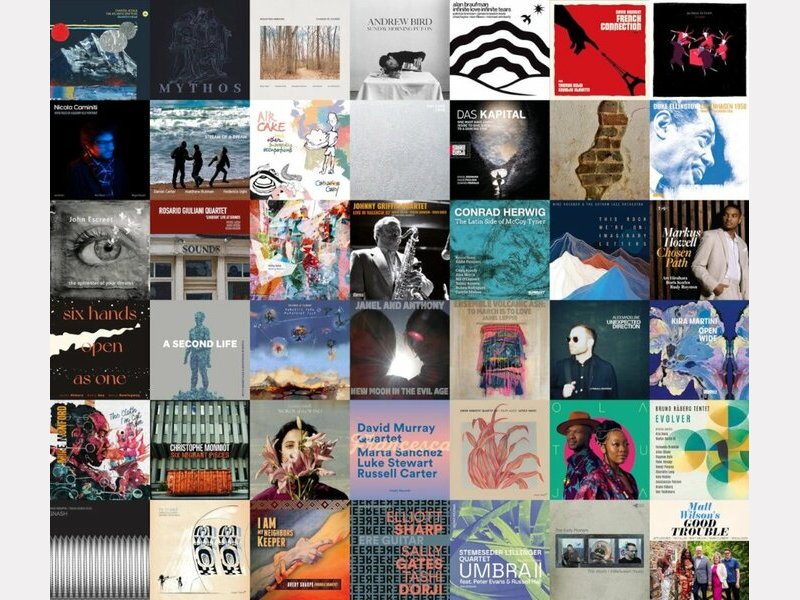 Les 42 pochettes des albums de la ribambelle de juin 2024.