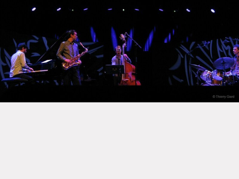 Bruno Ruder, Vincent Lê Quang, Guido Zorn & Joe Quitzke, à Caen. ©© Thierry Giard - CultureJazz.fr
