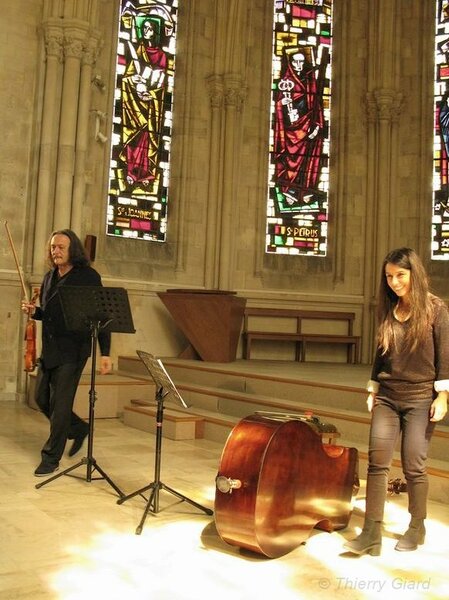 Dominique Pifarély & Federica Michisanti à Coutances. 18 mai 2023