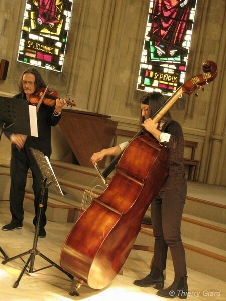 Dominique Pifarély & Federica Michisanti à Coutances. 18 mai 2023