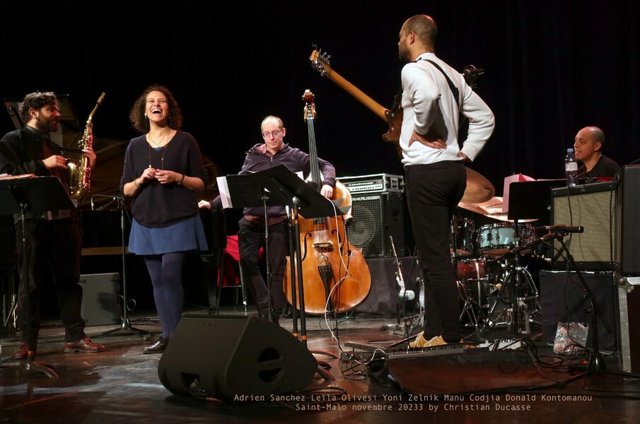Leïla Olivesi quintet à Saint-Malo 
